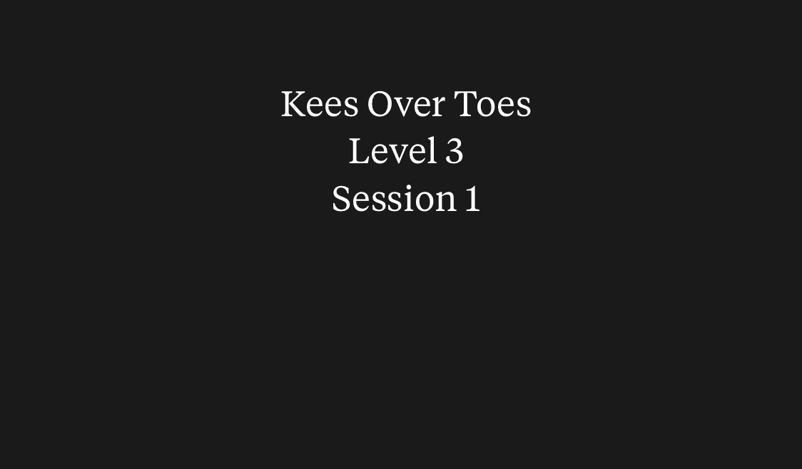 Knees Over Toes 3.1 post photo